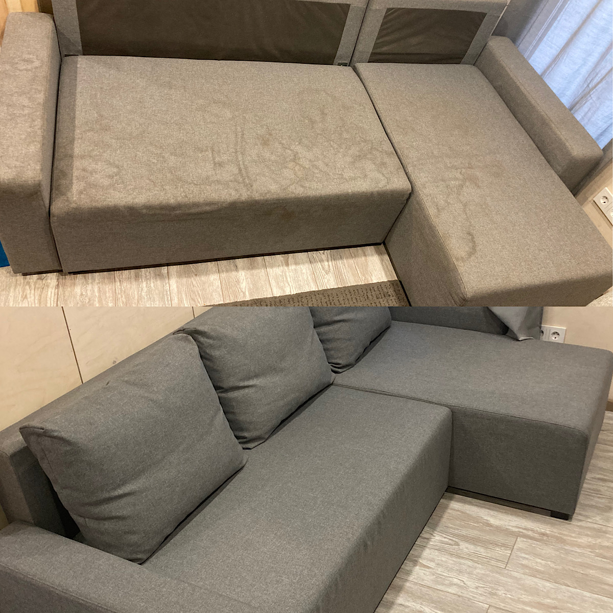Sessel Polsterreinigung mit Sprühextraktion